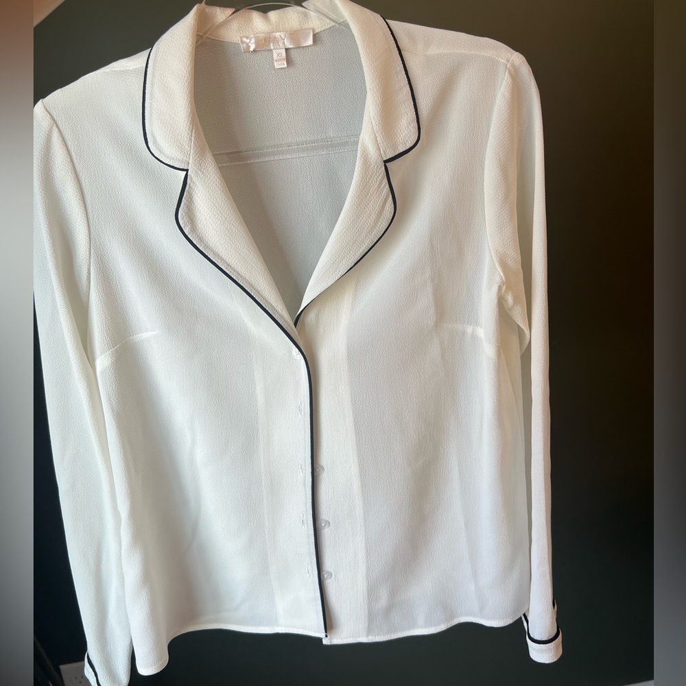 Wayf pajama style blouse size xs
